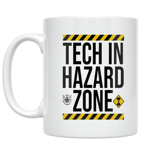 Tech in Hazard Zone Design - Tech Pro - 11 oz Ceramic Coffee Mug