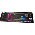thumbnail image 1 of Tech1 ClavierX Gaming Keyboard, RGB Backlit, Mechanical Switches, One-Handed Design, Silent, 80% Layout, Compatible with PC, PS5, Xbox with RGB Colors, 1 of 4