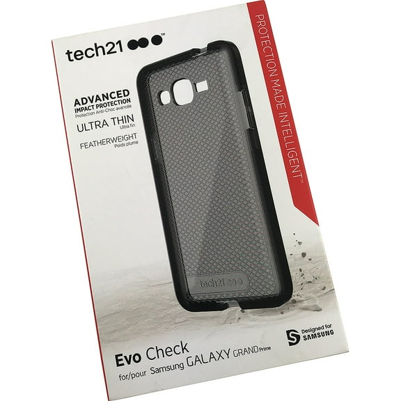 Tech21 BLACK SMOKE EVO CHECK ANTI-SHOCK CASE FOR SAMSUNG GALAXY GRAND PRIME