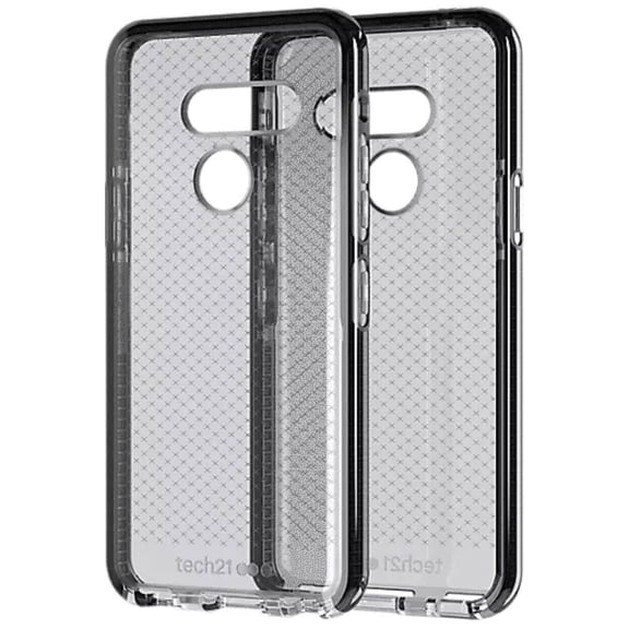 Tech21 Evo Check Hybrid Gel Slim Case Cover for LG G8 ThinQ - Black