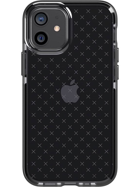 Evo Check Phone Case for Apple iPhone 12 and 12 Pro - Smokey Black