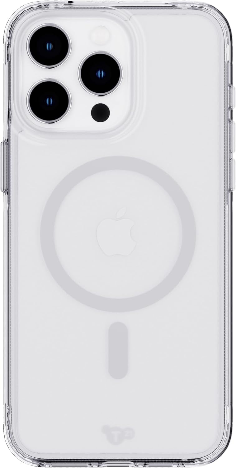 Tech21 Evo Clear iPhone 15 Pro Max Case - MagSafe Ready, Transparent Protection