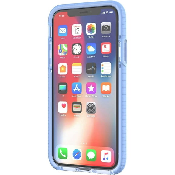 Tech21 Evo Mesh Phone Case for Apple iPhone X and Xs - Lilac Blue