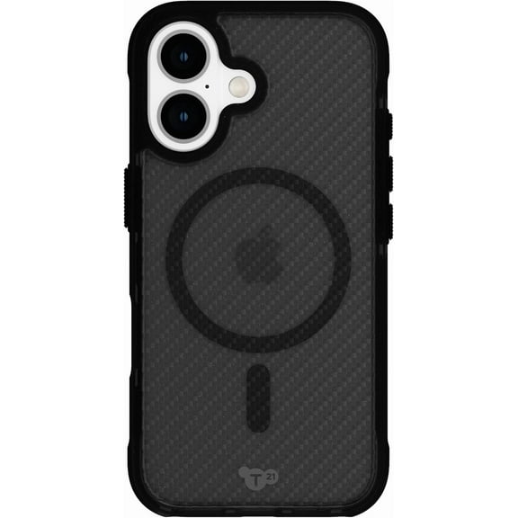 Tech21 EvoArmor case for iPhone 16 - Compatible with MagSafe - Impact Protection Case 21x Military Standard Tested in Black