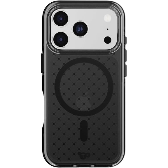 Tech21 EvoCheck Case for iPhone 17 Pro Max Smokey/Black Slim Protective Case Impact Protection MagSafe Compatible