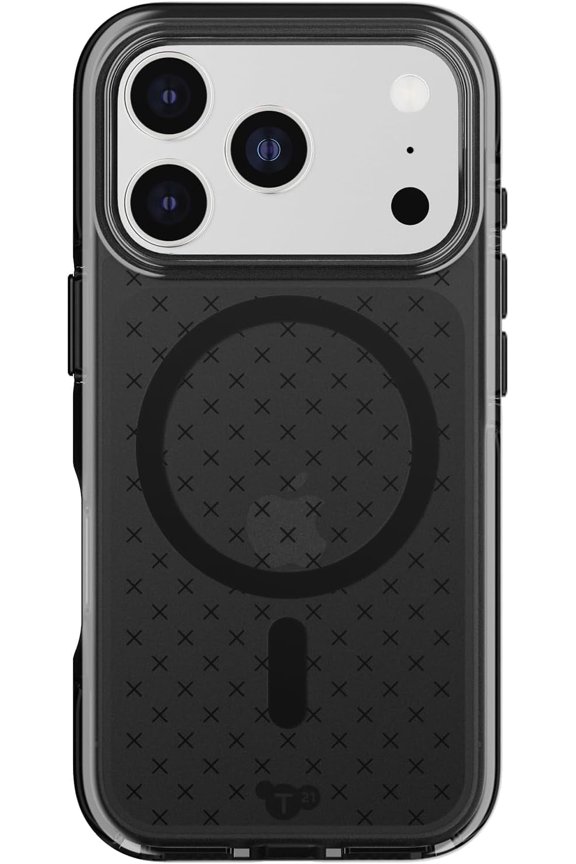 EvoCheck Case for iPhone 17 Pro Max Smokey/Black Slim Protective Case Impact Protection MagSafe Compatible