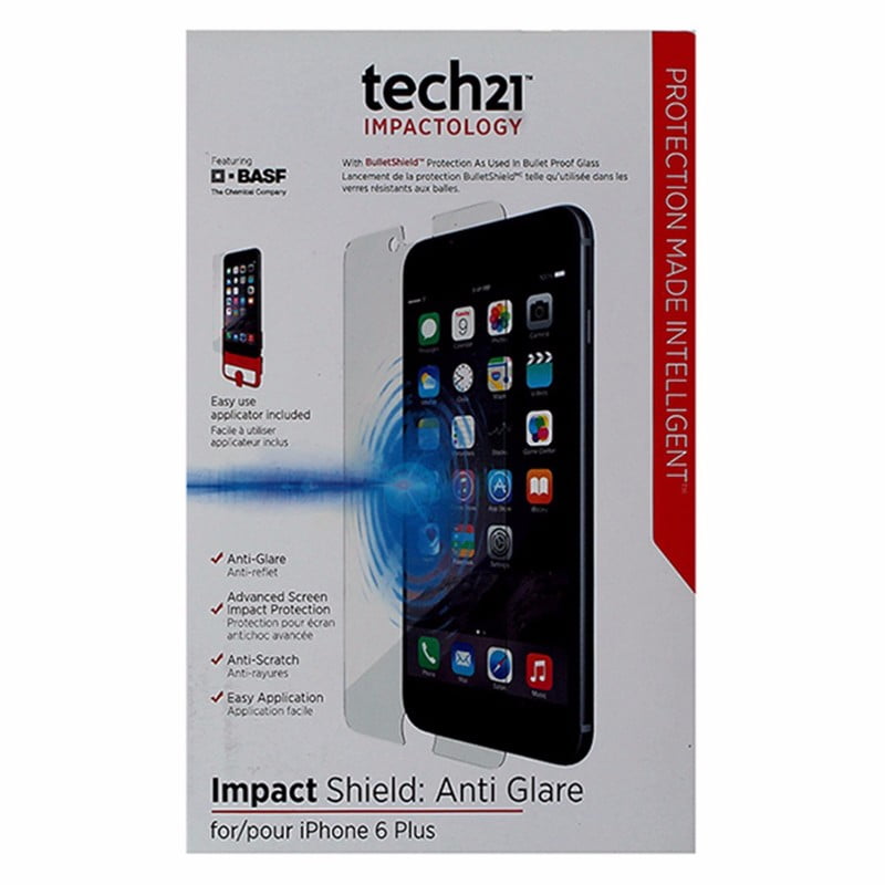 Tech21 Impact Shield Screen Protector for Apple iPhone 6/6s Plus Anti