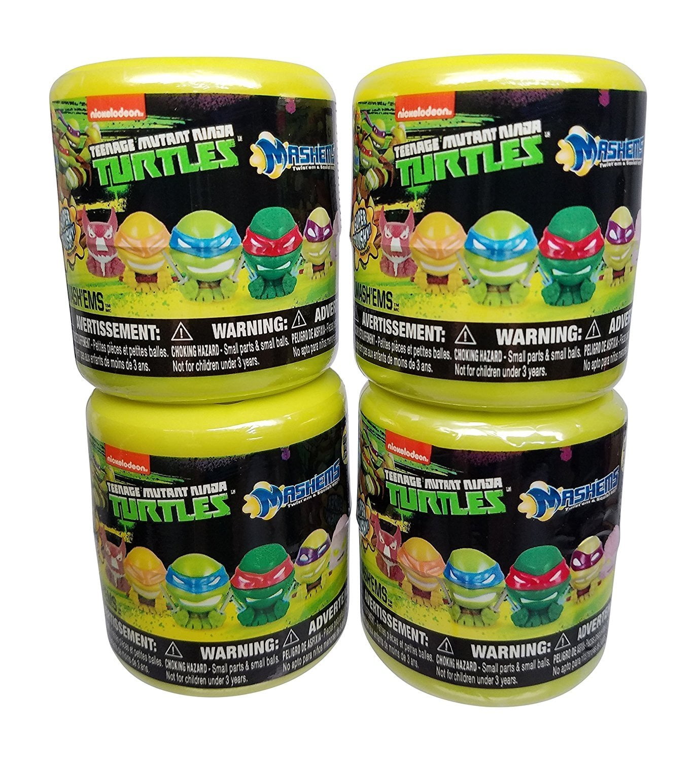 Tech4Kids Set of Four Teenage Mutant Ninja Turtles Mash'ems