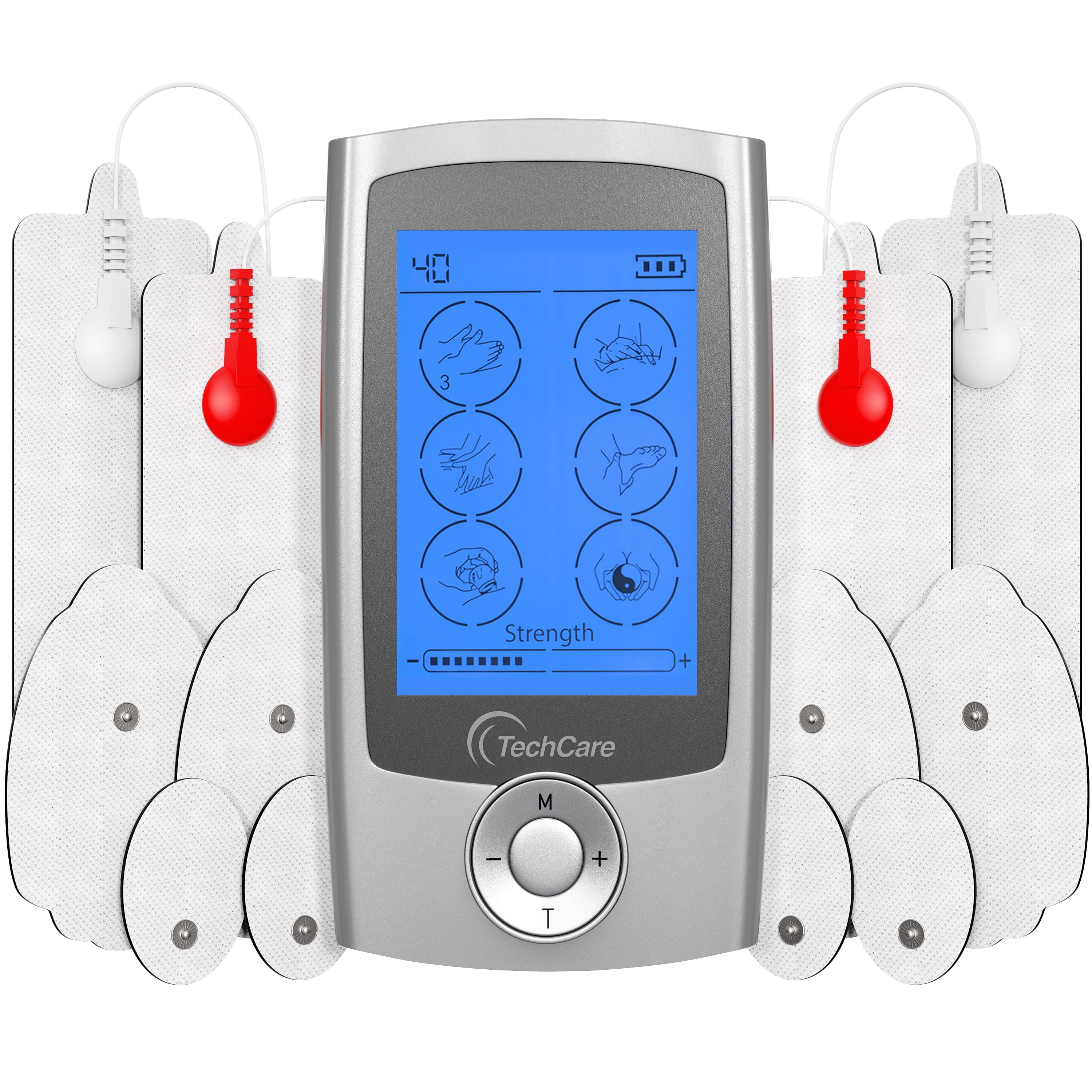 Tech-Care Pro TENS Unit, 24 Modes Portable Massager, Pain