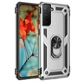 thumbnail image 1 of TechCircle Samsung Galaxy S21 Case, Ring Holder Kickstand Magnetic Hybrid Rugged Shockproof Cover, Silver, 1 of 7