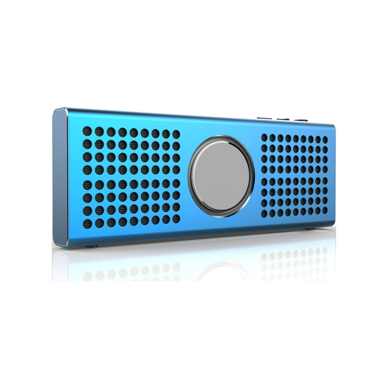 TechComm BT708K Slim Bluetooth Speaker with Double Vibration Bass Reflex