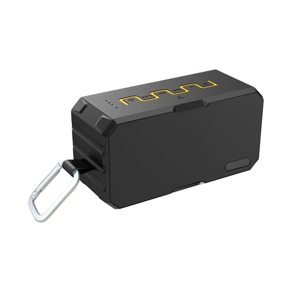 TechComm F5 IP65 Water-resistant and Highly Durable Bluetooth Speaker/Keychain with Powerbank, microSD Card Support, Auxiliary Line-in and Built-in Microphone for Hands-Free Calls