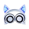 thumbnail image 1 of TechComm K10 Cat Ear Bluetooth LED Headphones Music Hands-Free Calls, 1 of 6