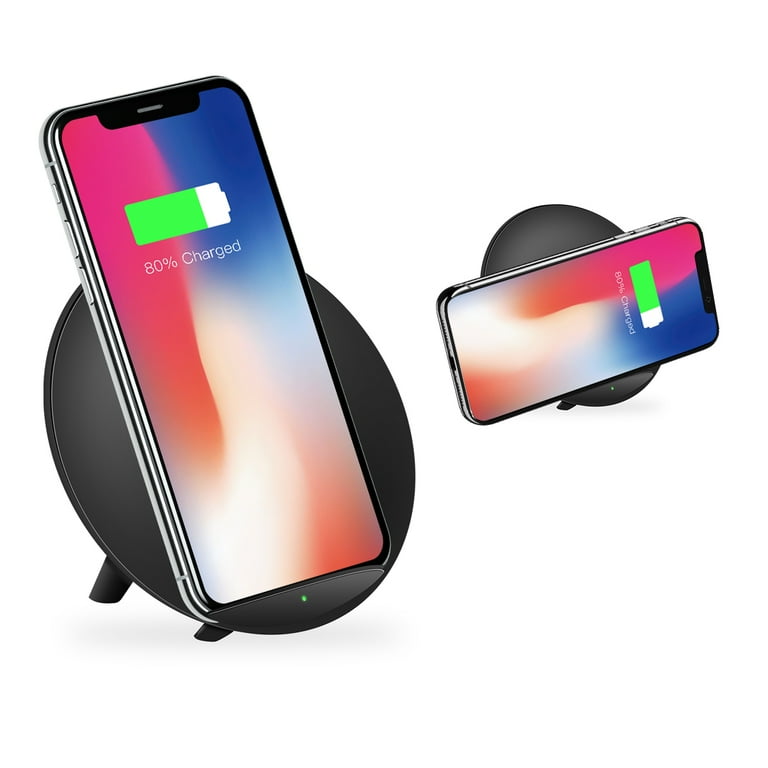 TechComm K10 Qi Fast Wireless Charger Stand For iPhone 8/8 Plus
