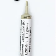 TechDiamondTools Diamond Lapping Compound Polish Lapidary Paste 1,200 Grit 10-20 Microns for Fine Lapping 5 Grams with High H 50% Concentration of Diamond Powder