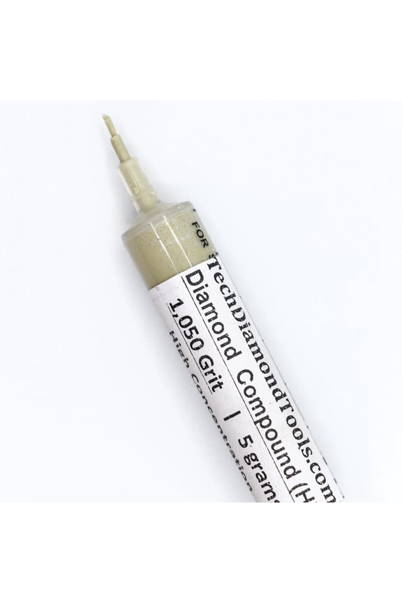 TechDiamondTools Diamond Lapping Compound Polish Lapidary Paste 1050 Grit 12-20 Microns for Lapping - 5 Grams with High (H) 50% Concentration of Diamond Powder