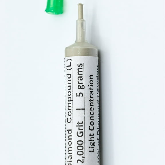 TechDiamondTools Diamond Polish Compound Polish Paste 2,000 Grit Mesh 4-8 Microns for Polishing 5 Grams with Light (L) 10% Concentration of Diamond Powder