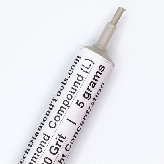 TechDiamondTools Diamond Polish Compound Polish Paste 4,000 Grit 2-4 Microns for Fine Polishing 5 Grams with Light (L) 10% Concentration of Diamond Powder