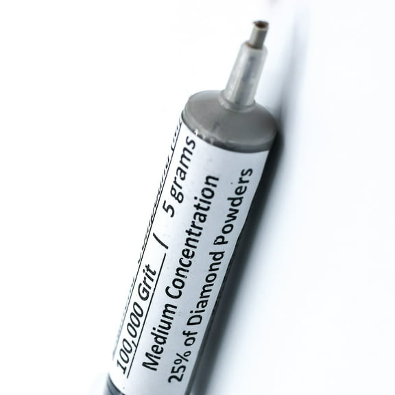 TechDiamondTools Diamond Polish Compound Polish Paste 100,000 Grit 0/0.25 Microns for Finest Finish 5 Grams with Medium (M) 25% Concentration of Damond Powder