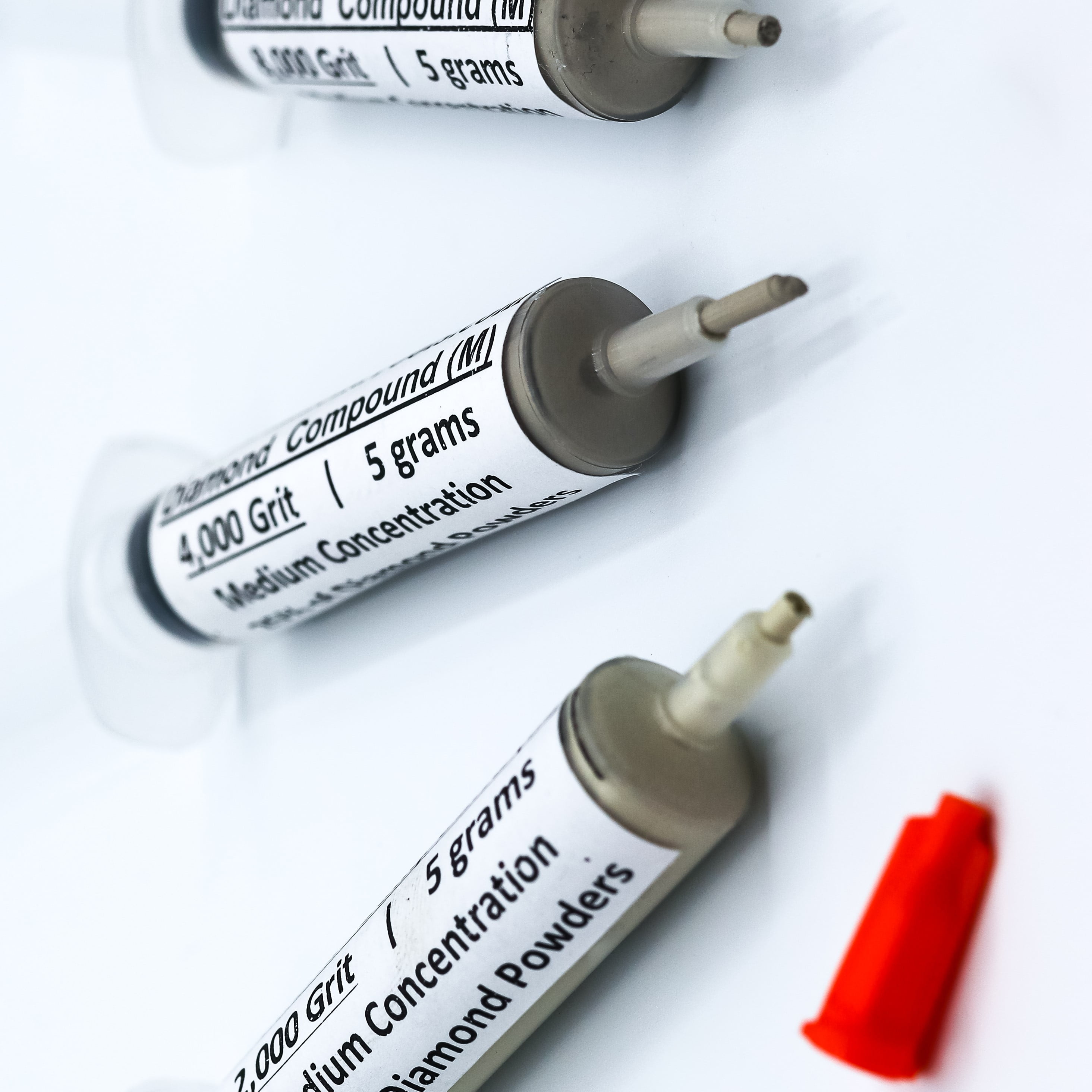 TechDiamondTools Diamond Polish Paste Set of 3 Syringes X 5 Grams (M ...
