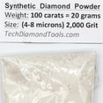 thumbnail image 1 of TechDiamondTools Diamond Powder 2.000 Grit 4-8 Microns -100cts,= 20 Grams, 1 of 6