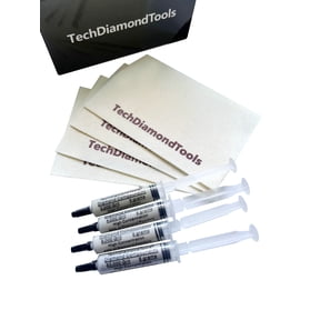 TechDiamondTools Phone Screen Scratch Remover Kit of 5 pieces: Diamond Polishing Compounds and Wool Cloths to Polish and Remove Scratches from Smartphone Screen, Smartwatch Screen, Phone Glass