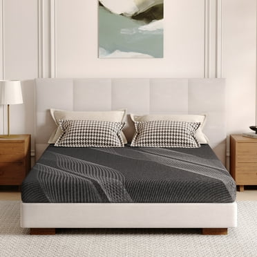 TechForma Twin Memory Foam Mattress,6 Inch Gel Bamboo Mattress in a Box,Medium