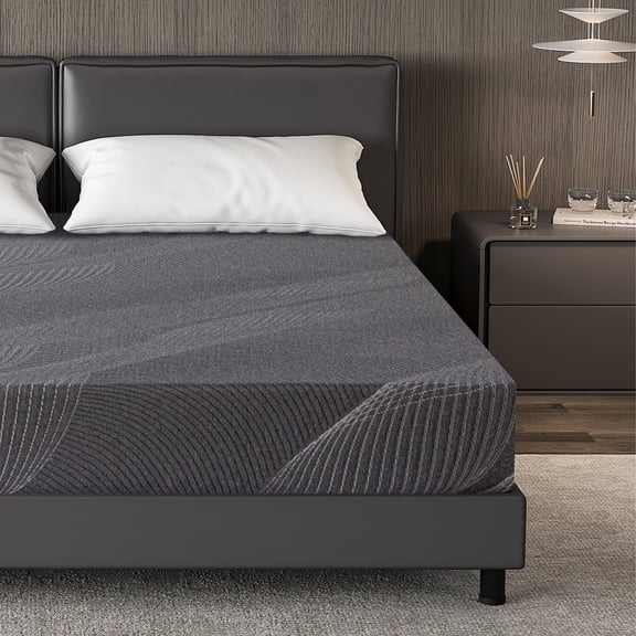TechForma 8" Twin Gel Memory Foam Mattress in a Box, Bed in a Box, Medium Firm Cooling Gel Infused for Pressure Relief & Back Pain, CertiPUR-US Certified