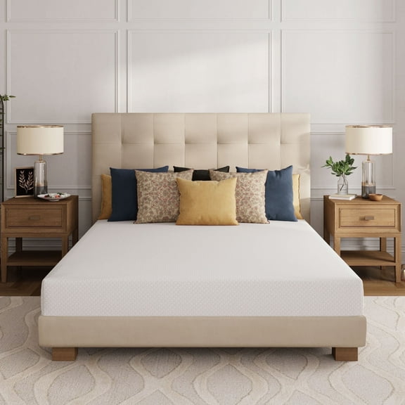 TechForma 8 inch Full Mattress, Gel Memory Foam for Pressure Relief, Medium Firmness Support