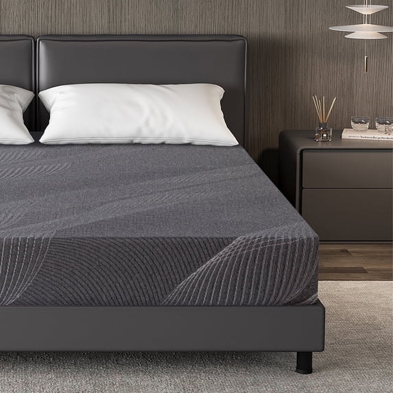 TechForma 8" Full Gel Memory Foam Mattress in a Box, Bed in a Box, Medium Firm Cooling Gel Infused for Pressure Relief & Back Pain, CertiPUR-US Certified