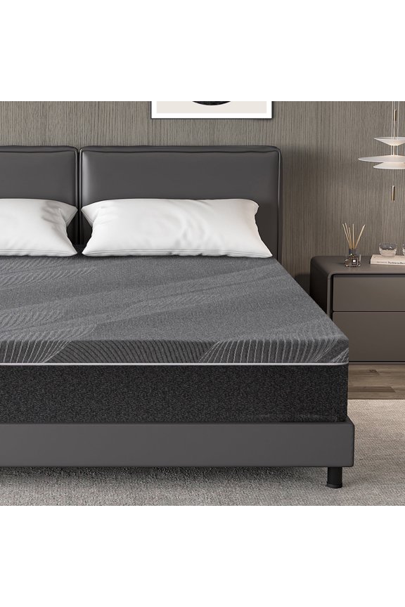 12" Twin XL Gel Memory Foam Mattress in a Box, Bed in a Box, Medium Firm Cooling Gel Infused for Pressure Relief & Back Pain, CertiPUR-US Certified