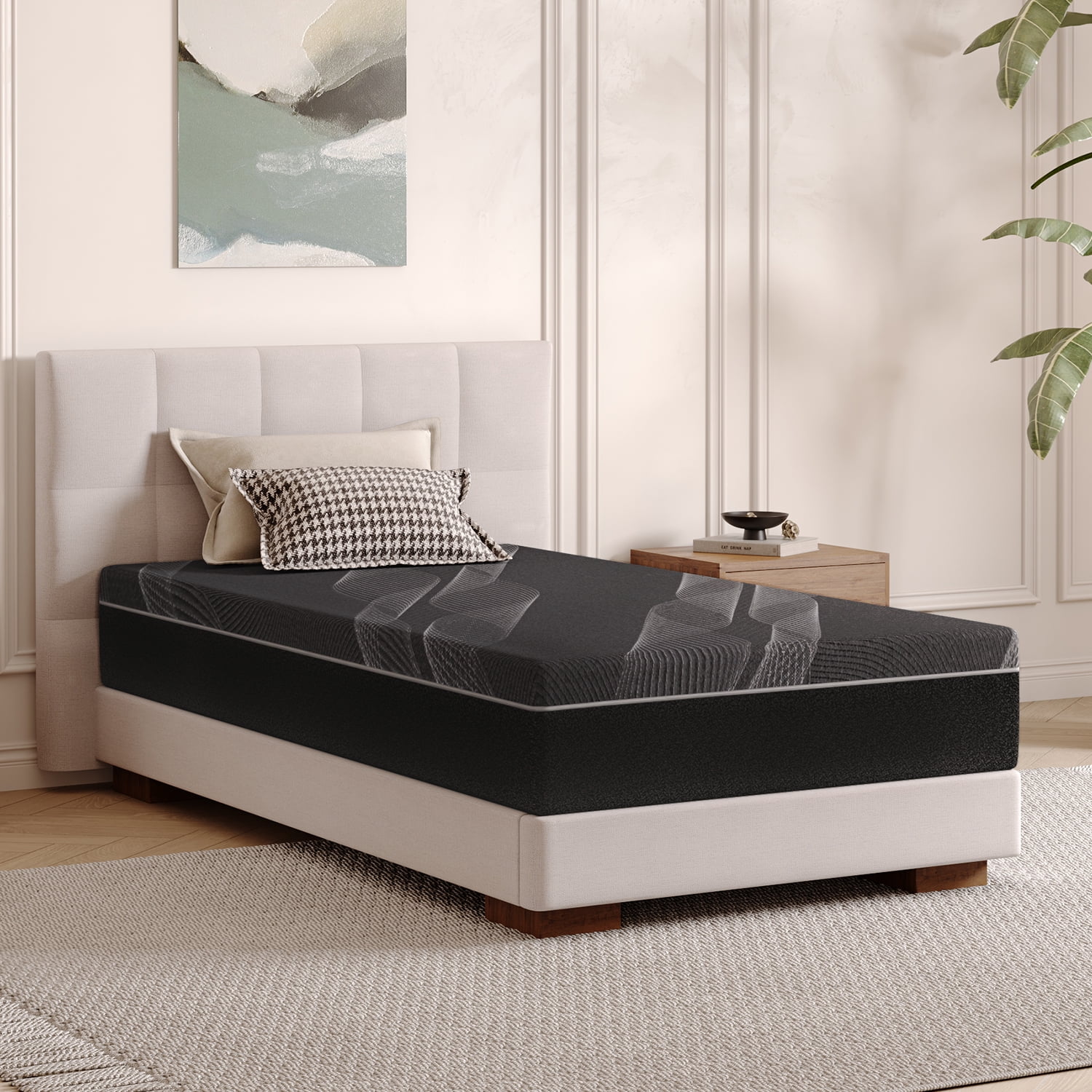 TechForma Twin XL Mattress, 12 inch Gel Memory Foam Mattress in a Box ...