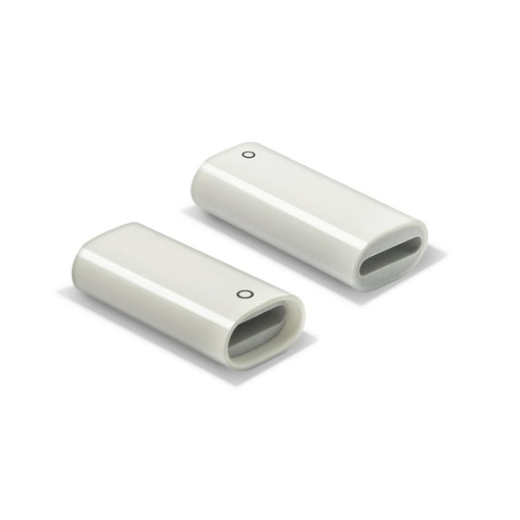 TechMatte Charging Adapter Cable for Apple Pencil and iPad Pro (2 Pack, White)