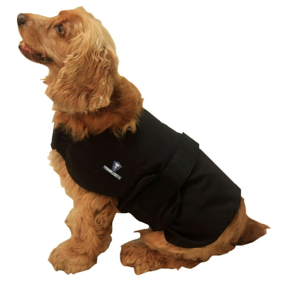 TechNiche Warming Dog Jacket w/ HeatPax, Black Size: Small 9-12 in