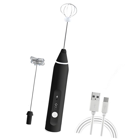 TechNvoa Electric Drink Beater 1 Pack, Black, Electric for Coffee And Baking