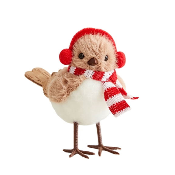 TechNvoa Freestanding Christmas Tree Bird, Fabric, Holiday Gift for Christmas Trees, Home Decor and Holiday Displays