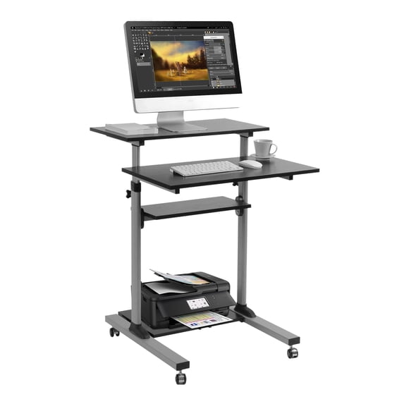 TechOrbits Rolling Desk for Laptop