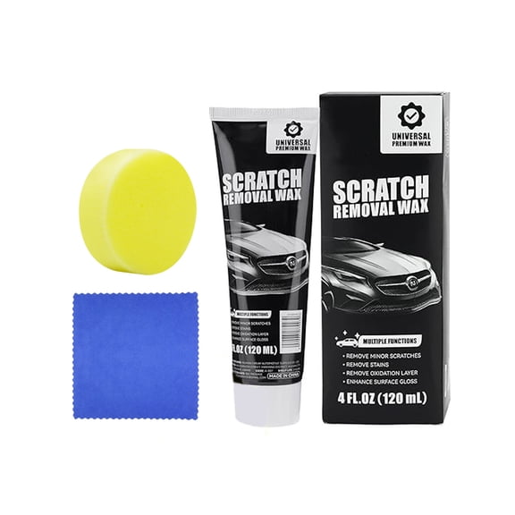TechToyHub 120g Car Paint Scratch Repair Paste Kit Ceramic Coating Restorer for Swirl Marks Oxidation Remover 4.2 oz Polishing Compound Heavy-Cut Abrasive 9H Hardness Hydrophobic Gloss Enhancement