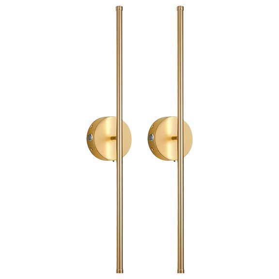 TechToyHub 2 Pack Wireless LED Wall Light Battery Powered Magnetic Strip Light with Dimmable and Angle Tunable for Cabinet Closet Stair Hallway Home Office PC Aluminum