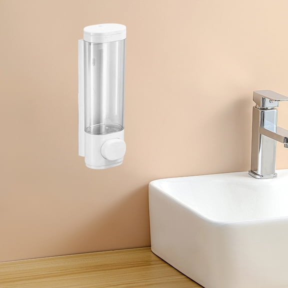TechToyHub 3-in-1 Multifunctional Hand Soap Dispenser, Plastic Storage Shelf with Pump & Organizer Design, Sink Soap & Detergent Holder for Kitchen & Bathroom, Space-Saving for Home