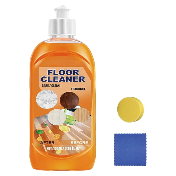 TechToyHub 5 In 1 Floor Cleaner Powerful Decontamination Fresh Fragrance 4.7 in x 3.0 in Multi-purpose Stain Remover Safe Mild Natural Extract Suitable for Wooden Floors Tile Floors Kitchen Window