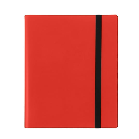 TechToyHub 9-Pocket Trading Card Binder for Collectors, 360 Side-Loading Pockets with 20 Double-Sided Pages, Waterproof Material Protects Cards, Elastic Strap for Secure Closure