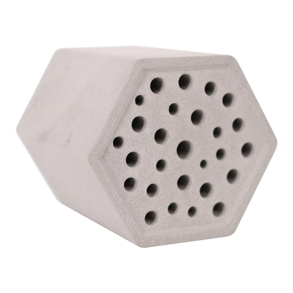 TechToyHub Bee Hotel for Outdoor Garden, Concrete Material, Weatherproof & Sturdy, for Solitary Bee Nesting Shelter