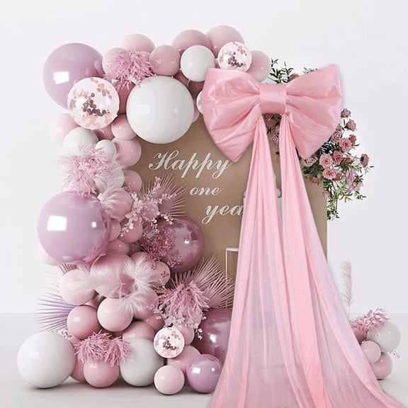 TechToyHub Big Bows Decorations, 19.7x15.0 Inches, Polyester Material, Elegant & Eye-Catching Focal Point, for Party Wedding Wall Baby Shower Christmas Tree Birthday Decorations