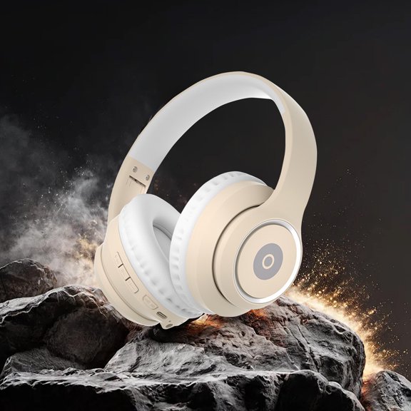 TechToyHub Bluetooth Headphones Wireless Over Ear Bluetooth 5.4 Foldable HiFi Stereo Noise Cancelling Headset 40mm Drivers Lightweight for Travel Home office Gaming with AUX
