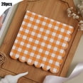 thumbnail image 1 of TechToyHub Buffalo Plaid Napkins 20-Pack,4.9 Inch Orange Disposable Paper Napkins for Halloween Thanksgiving Christmas Party Supplies,Fall Decor & Dinner Table Decorations, 1 of 6