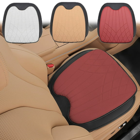 TechToyHub Car Booster Seat 7.1in Height Vehicle Cushion for Driving Safety Ergonomic Car Pad Auto Accessory Portable Seat Riser Long Drive Comfort Easy Install Car Seat