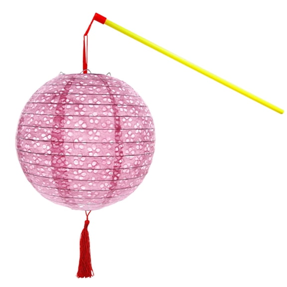 TechToyHub Chinese Paper Lanterns, Hollow Out Design, LED Lights Included, Creates Warm Ambient Lighting, for Hanging Asia Japanese Wedding Party Decor