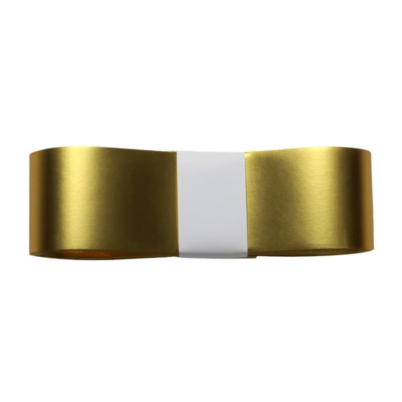 Christmas Matte Ribbon Roll,196.9x1.2in Gold Gift Wrap,Soft Touch Festive Design,for Gift Box and DIY Craft Decor,Home office Supplies