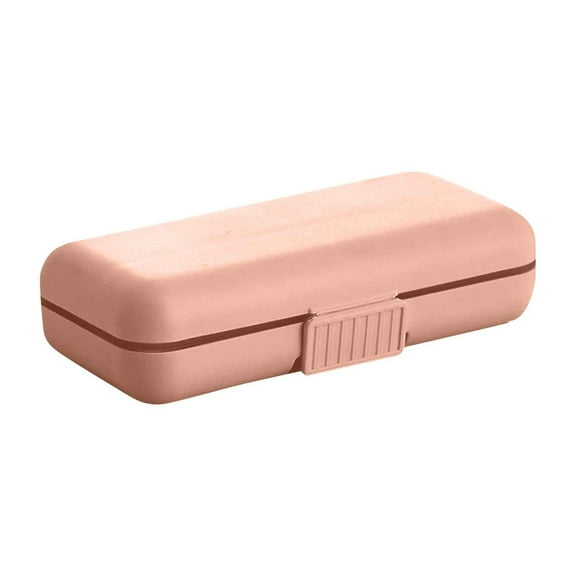 TechToyHub Compact Travel Pill Box, Plastic Medicine Organizer with Silicone Sealing Ring & Flip Cover, Portable Tablet Container for Daily & Travel, Moisture-Proof for Home & office